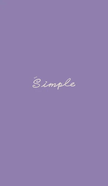 [LINE着せ替え] Simple Color J-purple (Br2)の画像1