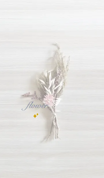 花 キラキラ<ブルー>の着せ替えメイン画像