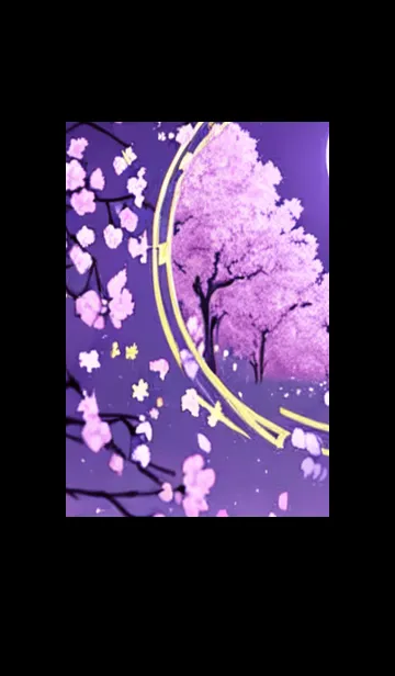[LINE着せ替え] 月光夜桜#DI02。の画像1