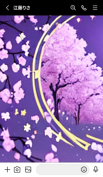 [LINE着せ替え] 月光夜桜#DI02。の画像2