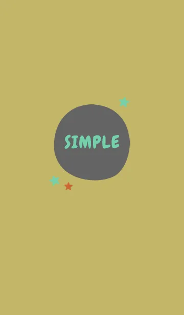 [LINE着せ替え] SIMPLE COLOR STAR THEME 17の画像1