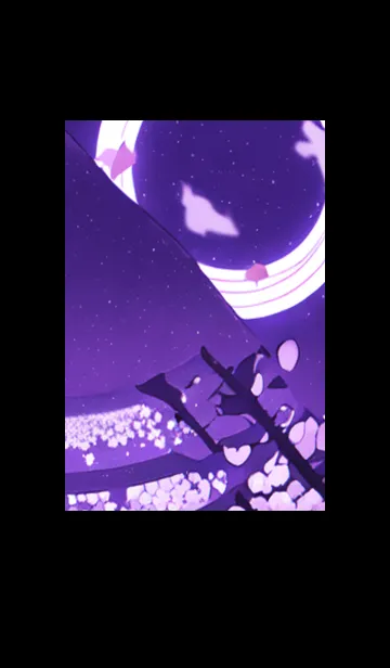 [LINE着せ替え] 月光夜桜#DH020。の画像1