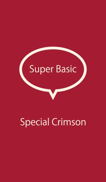 [LINE着せ替え] Super Basic Special Crimsonの画像1