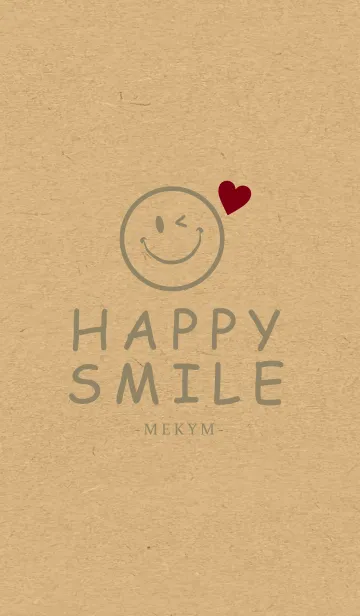 HAPPY SMILE KRAFT LOVE-MEKYM 27の着せ替えメイン画像