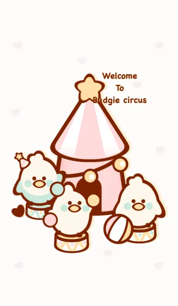 [LINE着せ替え] Budgie circus 15の画像1