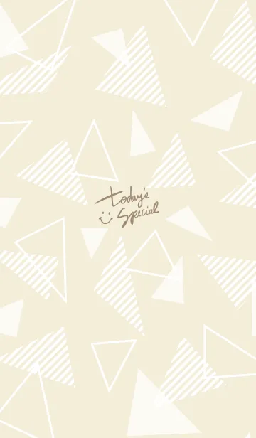 [LINE着せ替え] 白いおしゃれな三角9の画像1