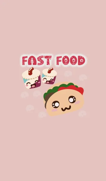 [LINE着せ替え] Fast  foodの画像1
