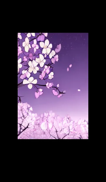 [LINE着せ替え] 月光夜桜#DI08。の画像1