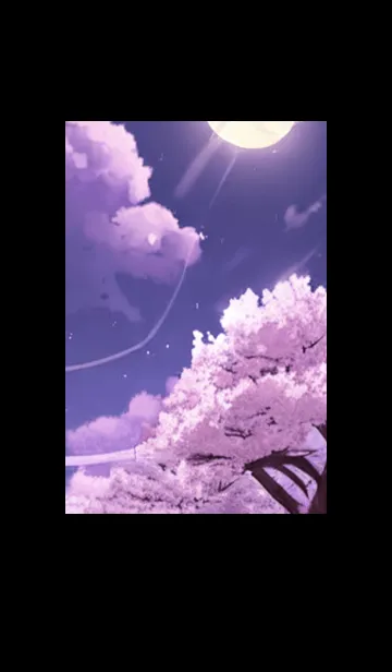 [LINE着せ替え] 月光夜桜#DI07。の画像1