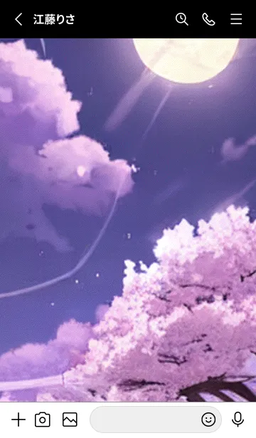 [LINE着せ替え] 月光夜桜#DI07。の画像2