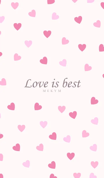[LINE着せ替え] Love is best - PINK 3の画像1