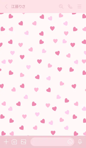 [LINE着せ替え] Love is best - PINK 3の画像2