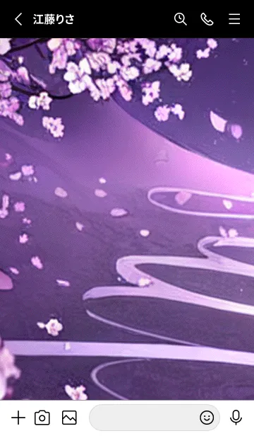 [LINE着せ替え] 月光夜桜#DJ12。の画像2