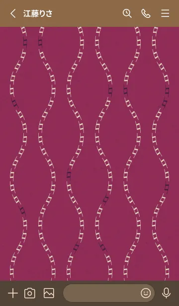 [LINE着せ替え] 和音 立涌とナチュラル 艶やか02版の画像2