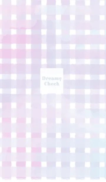 [LINE着せ替え] 水彩チェックの画像1