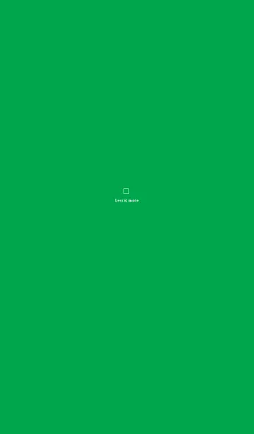 [LINE着せ替え] Less is more (green)の画像1