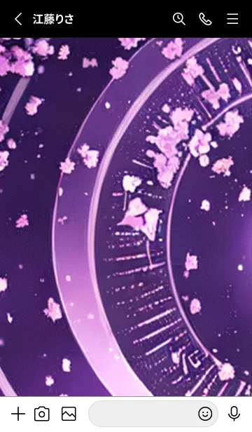 [LINE着せ替え] 月光夜桜#DJ11。の画像2