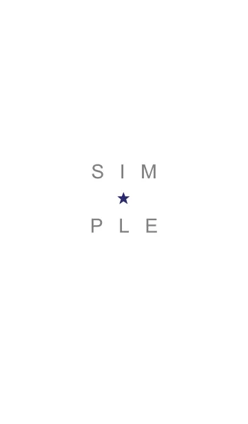 [LINE着せ替え] SIMPLE STAR 61の画像1