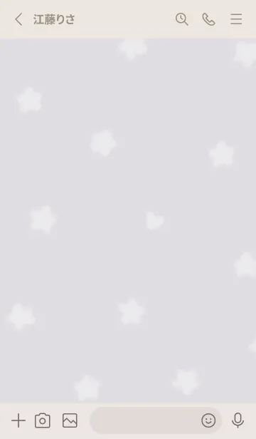 [LINE着せ替え] hana✿Greige12_1の画像2