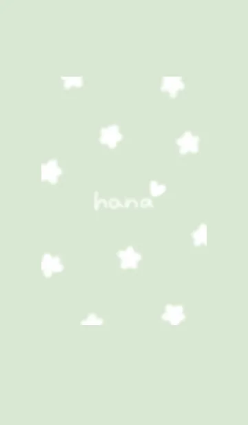 [LINE着せ替え] hana✿pistachio green09_1の画像1
