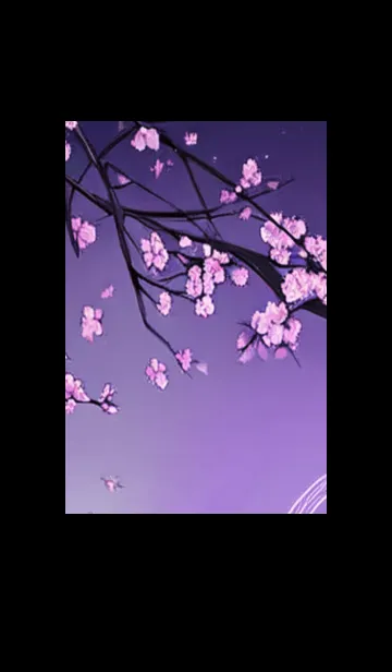 [LINE着せ替え] 月光夜桜#DJ123。の画像1