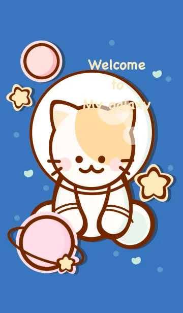 [LINE着せ替え] Pastel Meow Meow galaxy 3の画像1