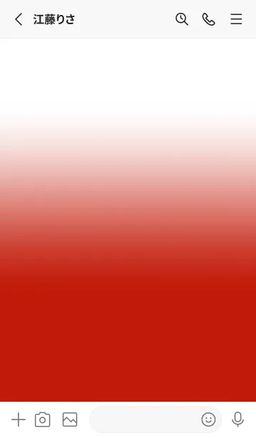 [LINE着せ替え] Chilli Red & White Theme V.4 (JP)の画像2