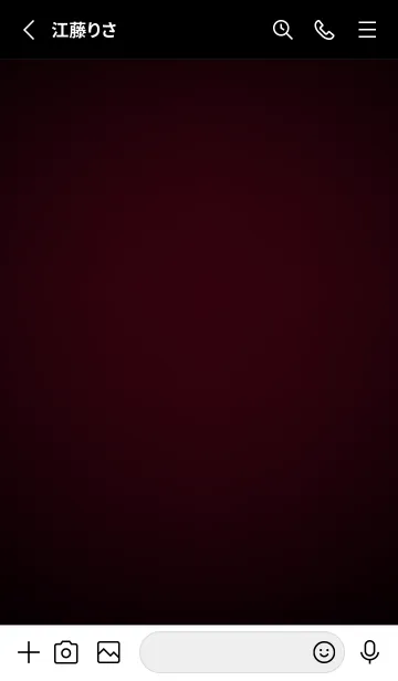 [LINE着せ替え] Tyrian Purple Neon Theme V3 (JP)の画像2