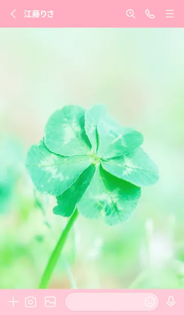 [LINE着せ替え] 七つ葉のクローバー 無限の幸福 #1-4の画像2