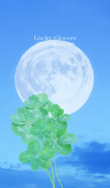 [LINE着せ替え] Lucky Clovers #Full Moon 28の画像1