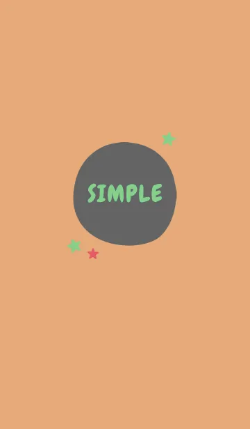 [LINE着せ替え] SIMPLE COLOR STAR THEME 16の画像1