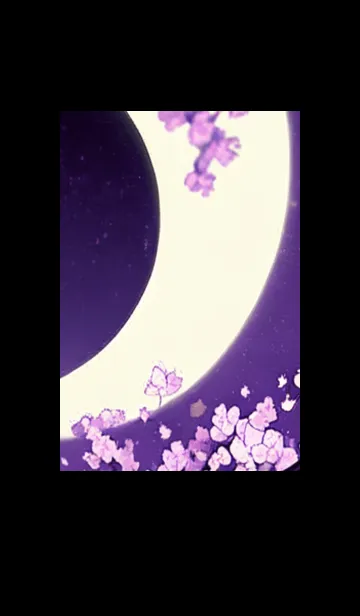 [LINE着せ替え] 月光夜桜#DK110。の画像1