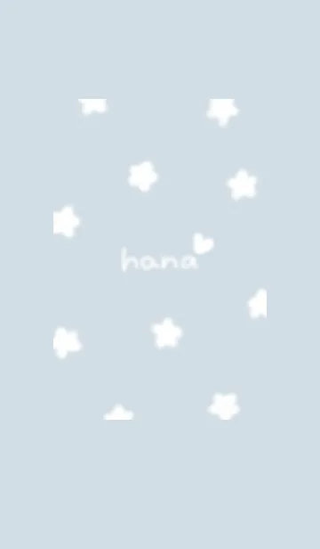 [LINE着せ替え] hana✿powder blue06_1の画像1