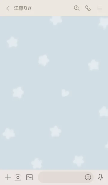 [LINE着せ替え] hana✿powder blue06_1の画像2