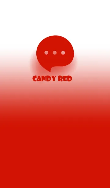 [LINE着せ替え] Candy Red & White Theme V.4 (JP)の画像1