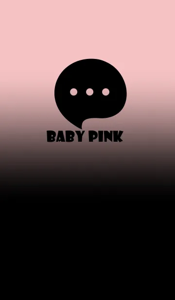 [LINE着せ替え] Black & Baby Pink Theme V4 (JP)の画像1