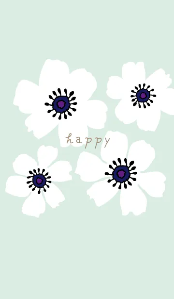 [LINE着せ替え] アネモネ シンプル18の画像1