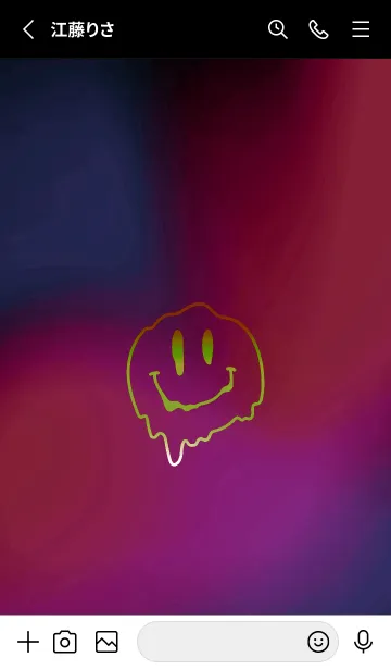 [LINE着せ替え] サイケデリック スマイル _24の画像2