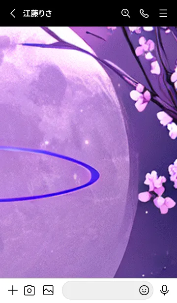[LINE着せ替え] 月光夜桜#DJ128。の画像2