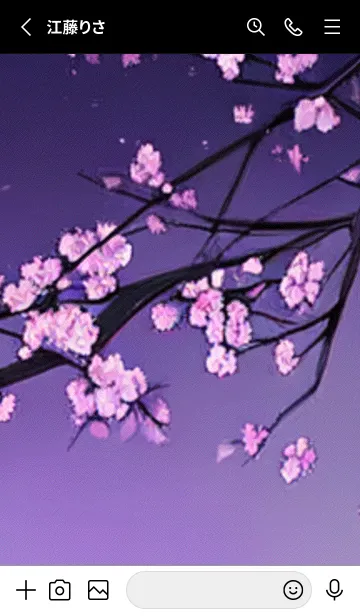 [LINE着せ替え] 月光夜桜#DJ127。の画像2