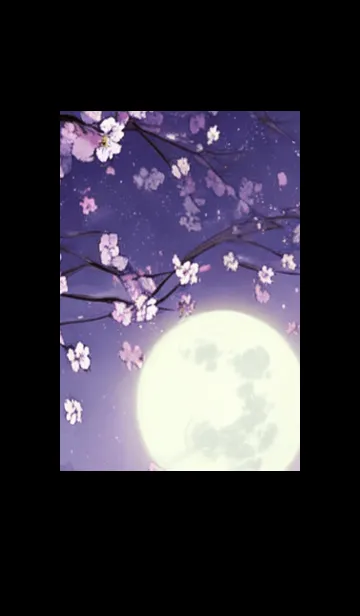[LINE着せ替え] 月光夜桜#DJ126。の画像1