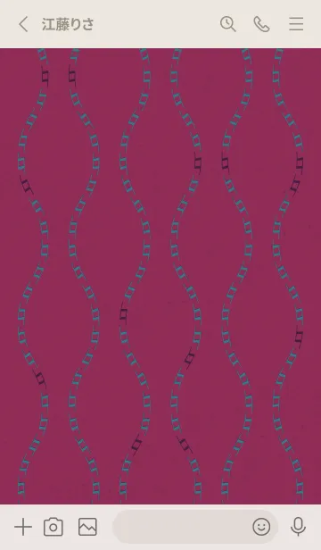 [LINE着せ替え] 和音 立涌とナチュラル 艶やか04版の画像2