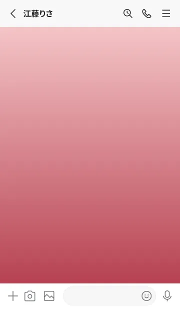 [LINE着せ替え] パステルレッド★茜色.TKCの画像2