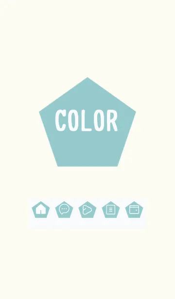 [LINE着せ替え] green color I47の画像1