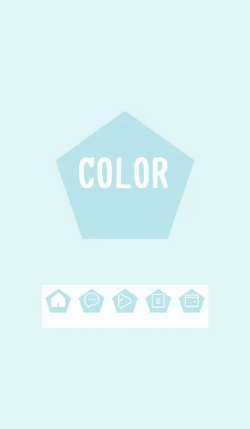 [LINE着せ替え] green color I49の画像1