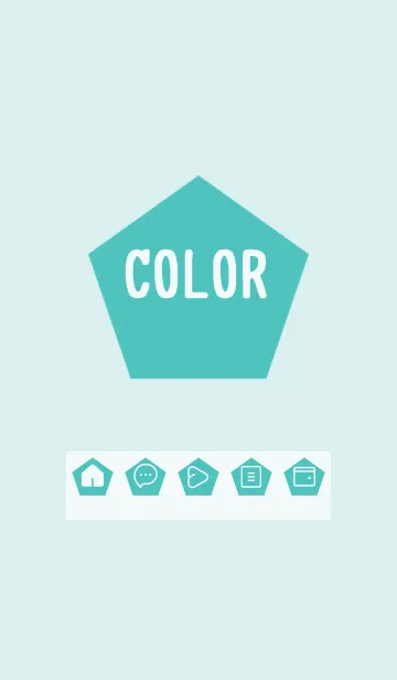 [LINE着せ替え] green color I50の画像1