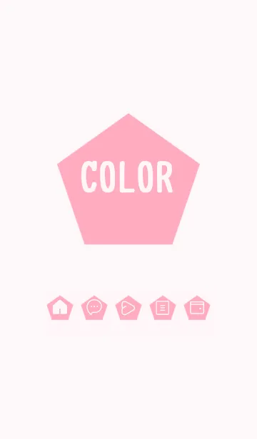 [LINE着せ替え] pink color I24の画像1