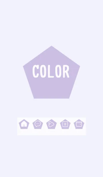 [LINE着せ替え] purple color I24の画像1
