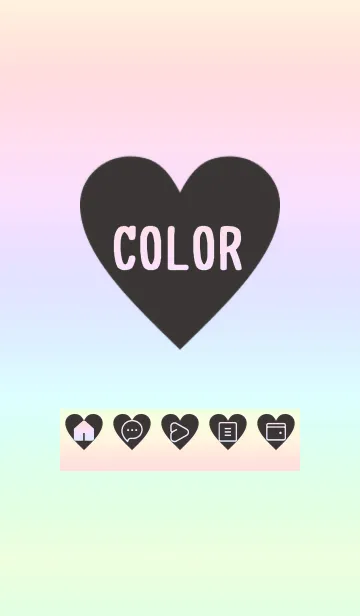 [LINE着せ替え] purple color rainbow F05の画像1