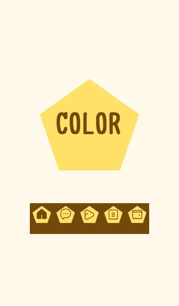 [LINE着せ替え] yellow color I24の画像1